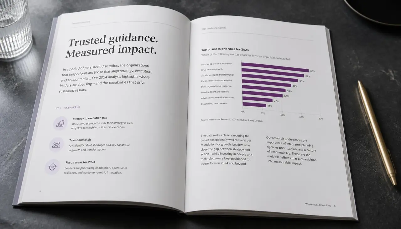 Report and proposal spreads